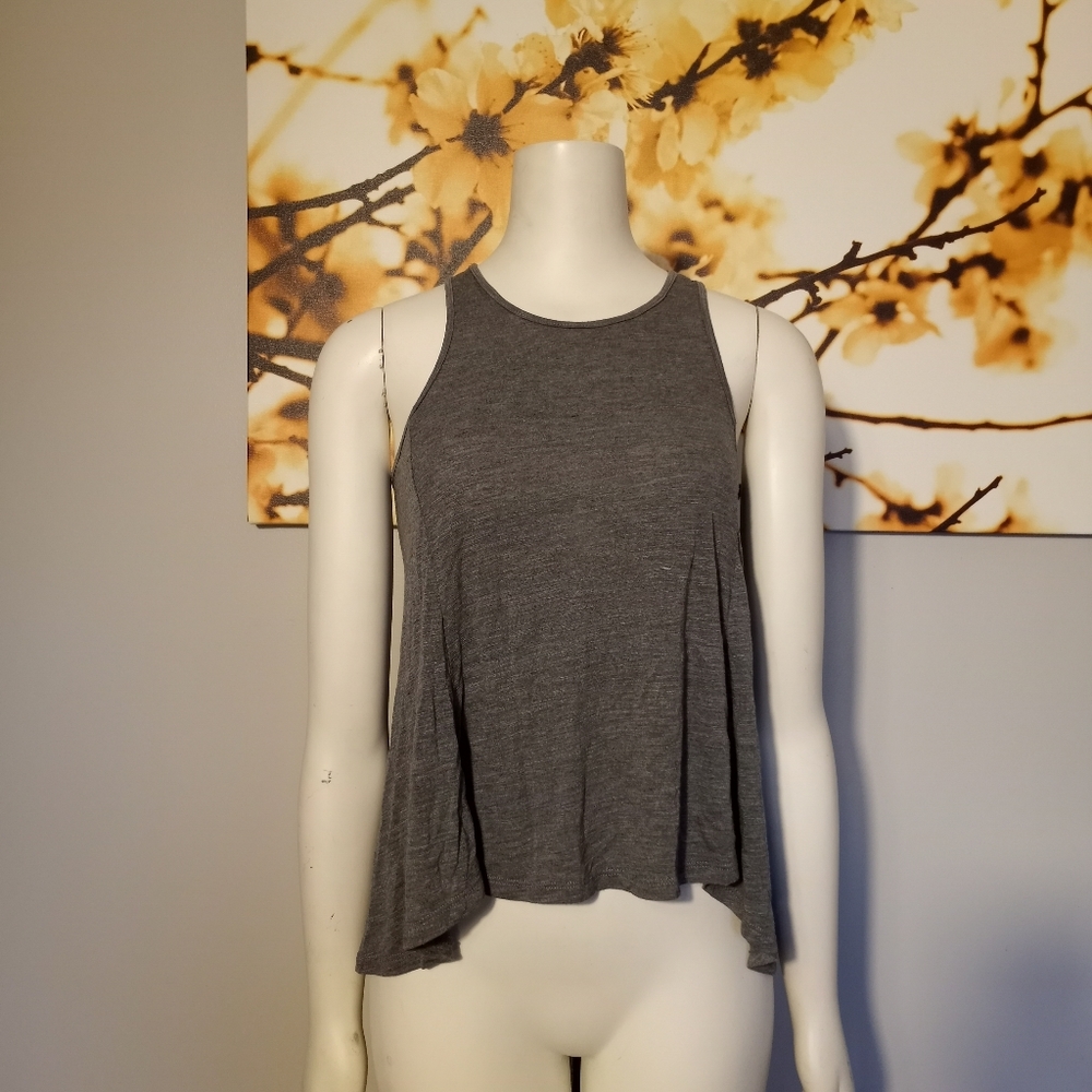 American Eagle grey dressy top